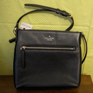Kate Spade Black Leather Crossbody Bag